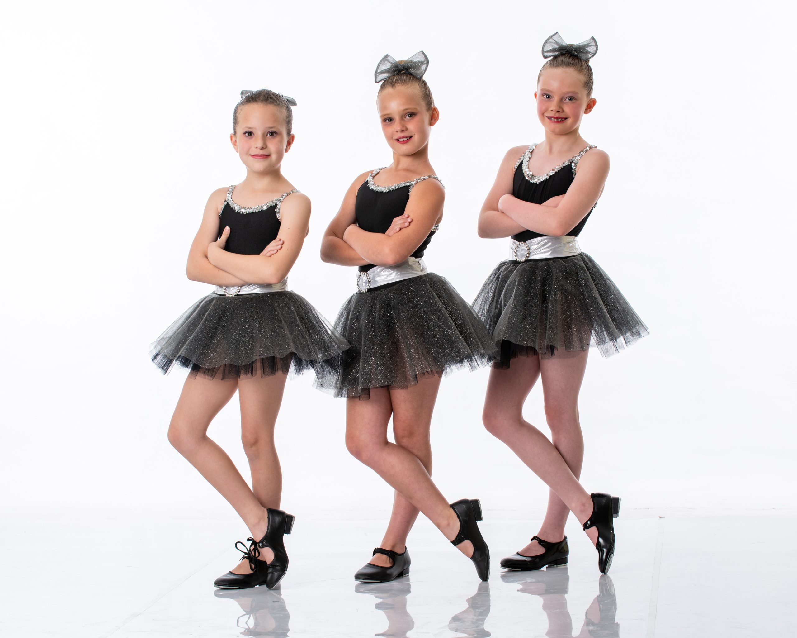 Tap dance students at Hooked On Dance